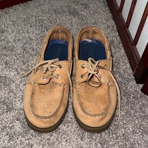 Sperry Kids Tan Dress Shoes